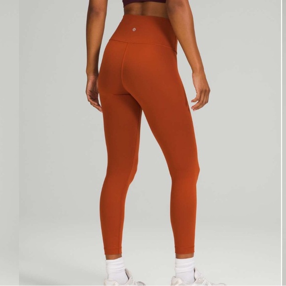 Lululemon Wunder Train Everlux High Rise Leggings in Aztec Brick sz 6 - Picture 3 of 8